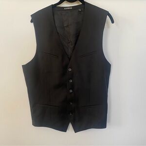 Express Men's Charcoal black Vest
